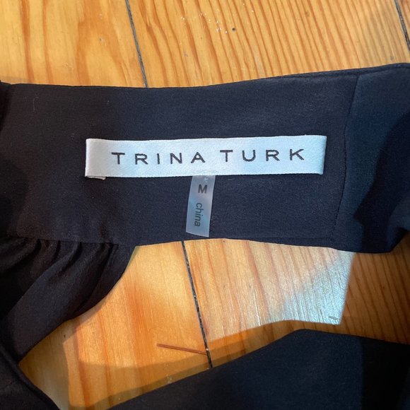 Trina Turk Silk Sleeveless Blouse - Picture 4 of 4